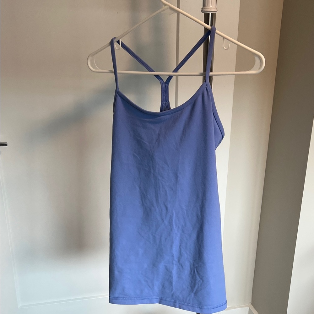Lululemon periwinkle Y Tank Top